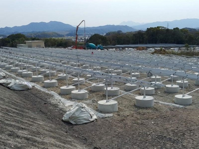 Aluminum Ground Mounting Structure For Solar PV Systems