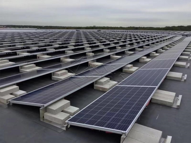 Ballasted Tilt Solar Panel Roof Mounting System