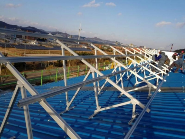 Aluminium Solar Panel Mounting Structure