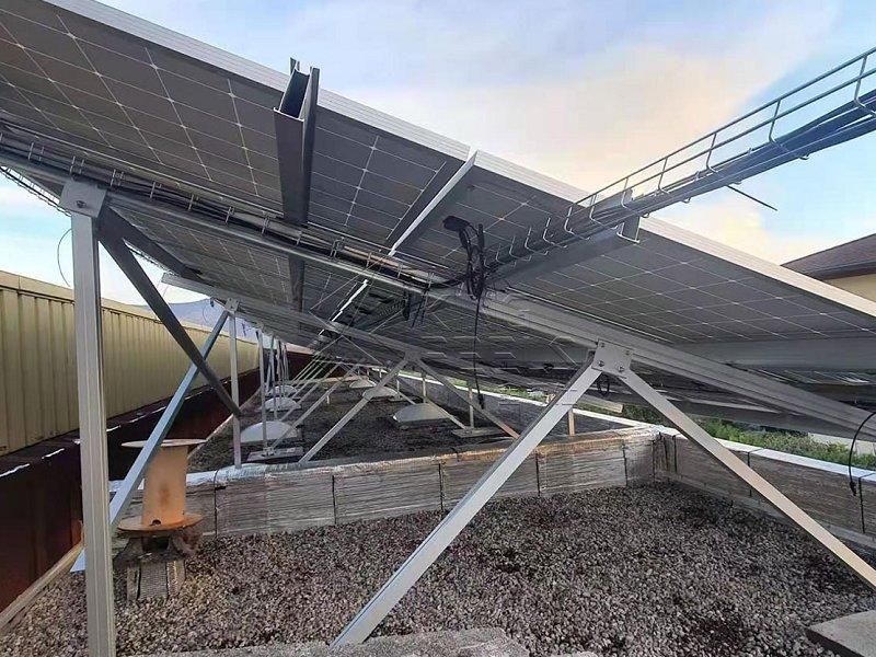 Ground Mount Solar Shelves