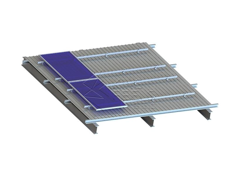 L feet solar panel roof rack mount