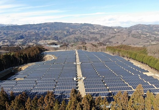 Ground Mount Solar Racking In Japan 4.4MW
